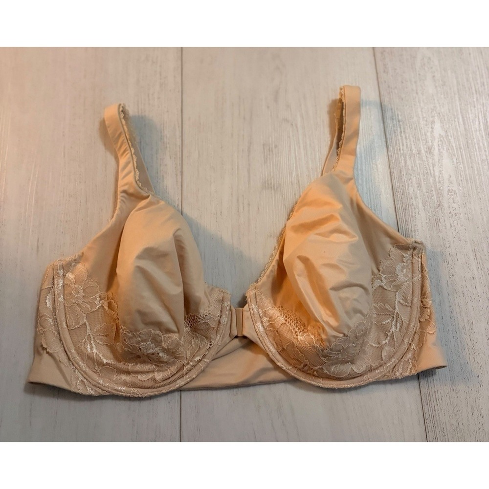Victoria's Secret Body by Victoria Unlined Perfect Coverage Bra Sz 40DD Nude